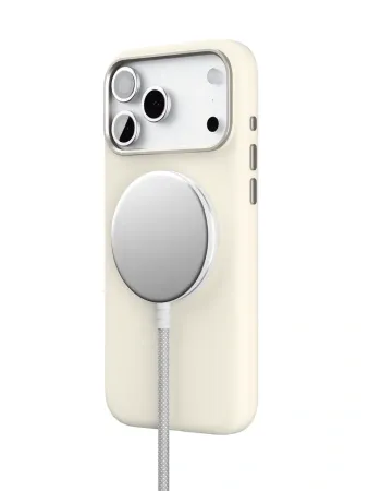 Чехол защитный VLP Aster Pro Case с MagSafe для iPhone 17 Pro Max, белый