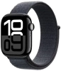 Apple Watch Series 10 42mm Aluminum Jet Black Case Ink Sport Loop